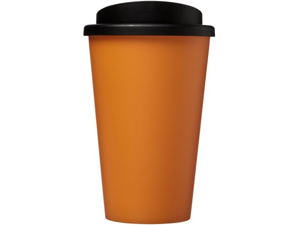 Vaso térmico Americano 350 ml con aislamiento de doble pared Naranja/negro intenso detalle 66