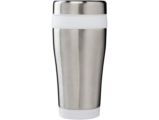 Vaso térmico Elwood con aislamiento de acero reciclado 410 ml Blanco detalle 1