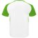Camiseta deportiva Bugatti Roly cool fit unisex Blanco/verde helecho detalle 6