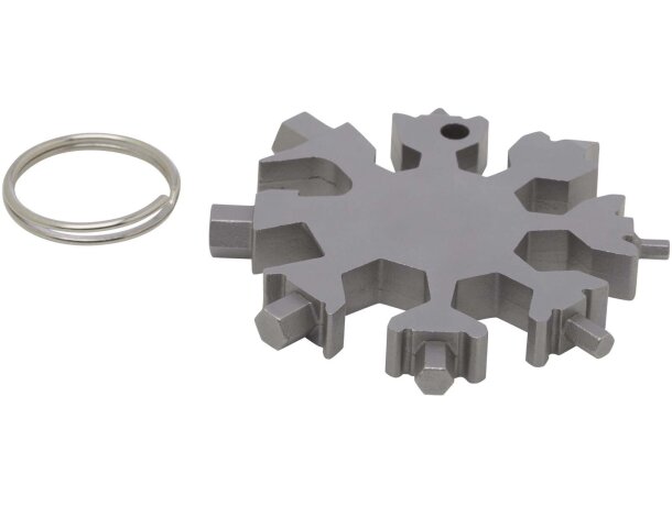 Multiherramienta Task de acero inoxidable con 8 funciones Plateado detalle 3