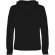 Sudadera con capucha para mujer Urban Roly Negro intenso detalle 2