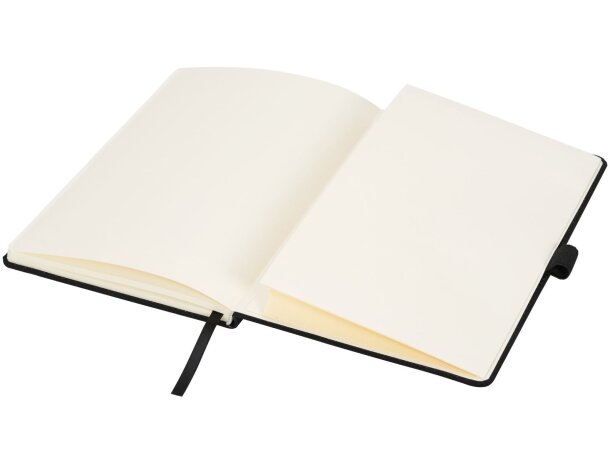 Libreta A5 de ante Carbony Negro intenso detalle 4