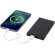 Batería externa Connect de aluminio reciclado con 5000 mAh Negro intenso detalle 6