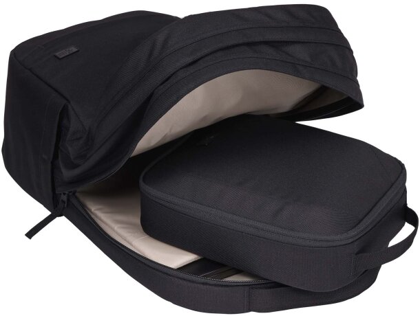 Organizador tecnológico Case Logic Invigo poliéster reciclado Negro intenso detalle 6