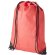 mochila saco clasica con cuerdas y esquinas reforzadas personalizada roja
