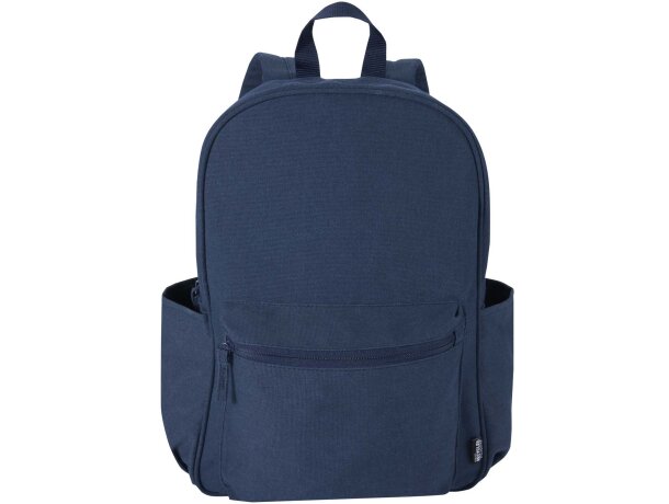 Mochila urbana Recanvas para portátil con materiales reciclados Azul marino detalle 7