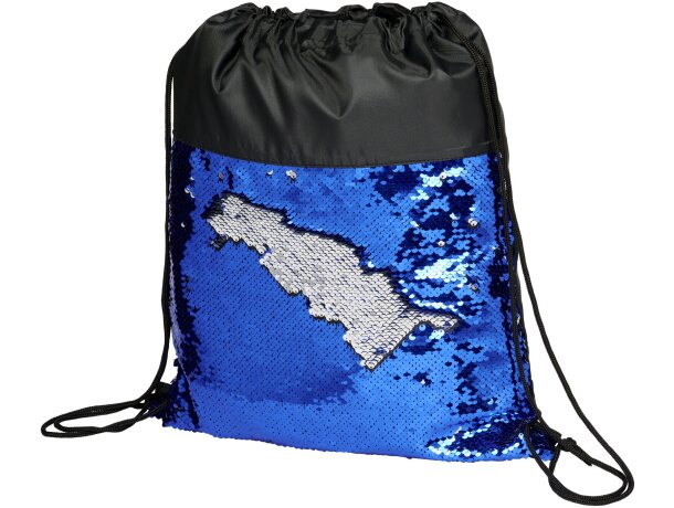 Mochila de cuerdas con lentejuelas 5L Mermaid Negro intenso detalle 8