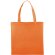 bolsa de no tejido para convenciones o compras personalizada naranja