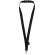 Lanyard Tom de PET reciclado con cierre independiente Negro intenso