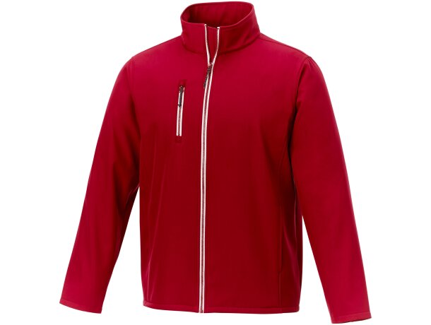 Chaqueta softshell Orion para hombre en poliéster elástico Negro intenso detalle 36