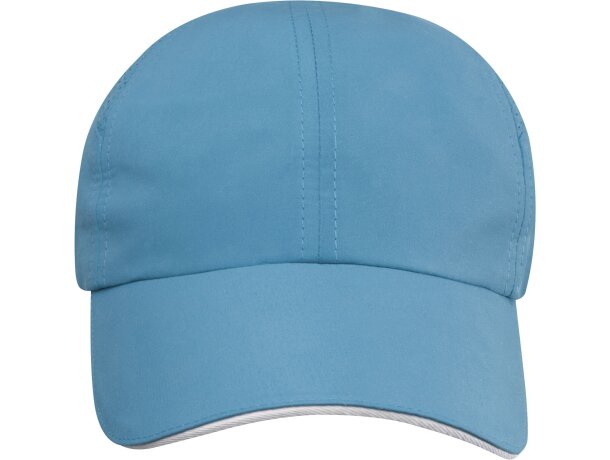 Gorra sandwich reciclada de 6 paneles Cool Fit GRS Morion Azul nxt detalle 10