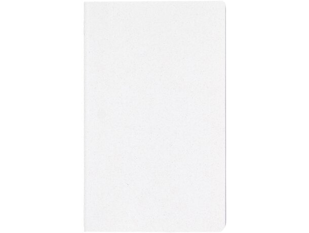 Mini libretas papel triturado con hojas a rayas Blanco detalle 2