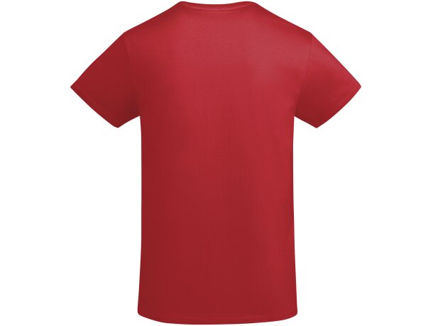 Camiseta manga corta infantil algodón orgánico Breda Roly Rojo detalle 40