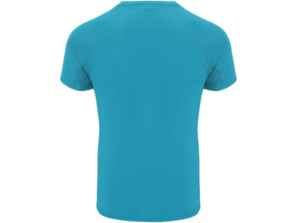 Camiseta deportiva infantil Bahrain Roly Azul turquesa detalle 14