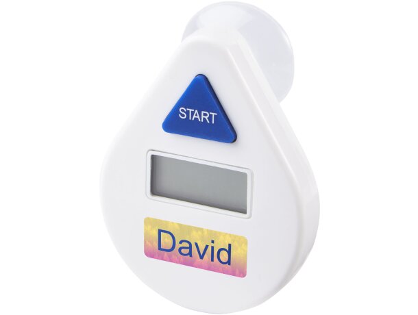 Temporizador de ducha digital Guitty con pantalla LED Blanco detalle 2