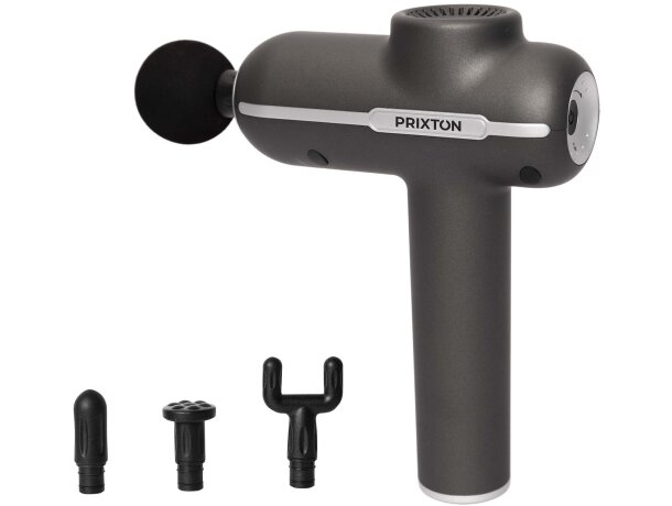 Pistola de masaje Prixton MGF80 Synergy con 4 cabezales Negro intenso detalle 7