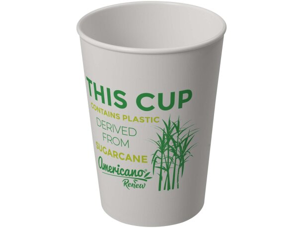 Vaso 300 ml Switch Renew bioplástico caña de azúcar Blanco marfil detalle 1