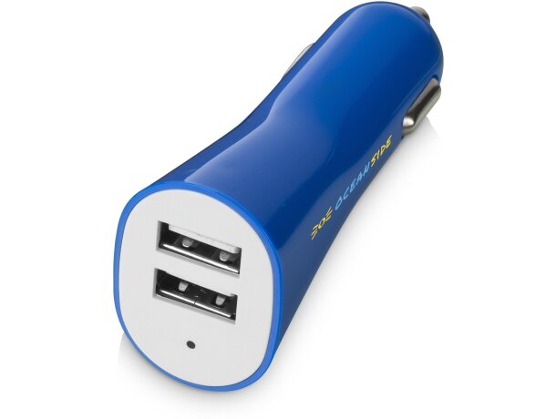 Adaptador doble para coche con usb merchandising