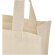 Bolsa tote con fuelle algodón reciclado certificado GRS Odessa Natural detalle 5