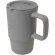 Taza térmica de gres Carter con tapa antiderrame 450ml Gris detalle 9