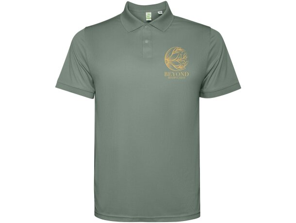 Polo manga corta hombre Tormo Roly poliéster reciclado detalle 13