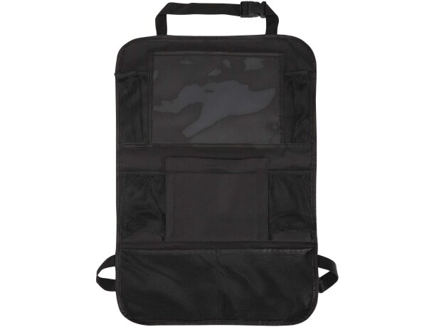 Organizador para asiento trasero de coche Lex negro Negro intenso detalle 2