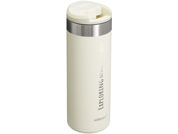 Vaso de viaje Stanley AeroLight 470ml acero inoxidable Crema detalle 1