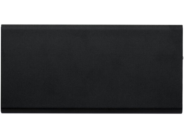 Batería externa de aluminio Plate 8000 mAh con USB tipo C Negro intenso detalle 2
