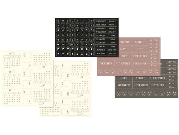 Agenda semanal sin fecha con tapa dura Moleskine 21x13 cm Negro intenso detalle 7