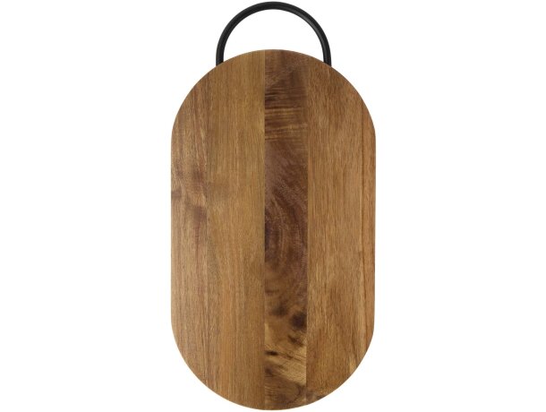 Tabla de cortar Julienne de madera de acacia con mango de hierro Madera detalle 1