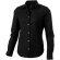 Camisa Oxford manga larga mujer Vaillant algodón 142 g/m² Negro intenso