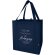 Bolsa tote non woven RPET Liberty con certificado GRS Azul marino detalle 8