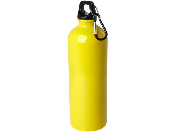 Bidón Oregon de acero inoxidable reciclado con mosquetón Amarillo detalle 36