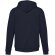 Sudadera con capucha unisex Spinel algodón orgánico certificado Azul marino detalle 7