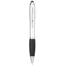 Bolígrafo estiloso con puntero plata