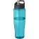 H2O Active® Tempo Bidón deportivo con tapa con boquilla de 700 ml Azul aqua/negro intenso