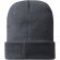 Gorro de Polylana® Hale Gris tormenta detalle 11