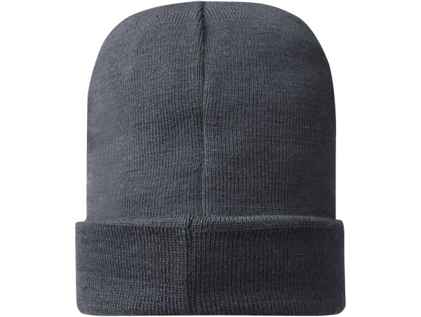 Gorros lana acrílico Elevate Life Gris tormenta detalle 10