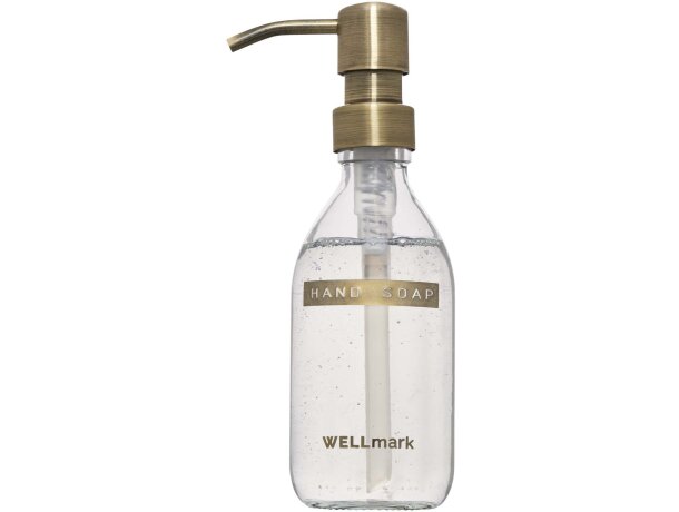 Set Wellmark Discovery dispensador jabón 250 ml con vela 150 g Blanco detalle 3