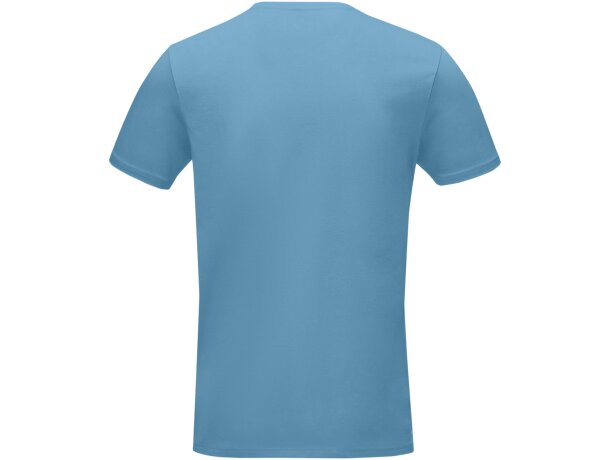 Camiseta manga corta orgánica hombre Balfour algodón certificado Azul nxt detalle 15