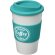 Vaso térmico 350ml con agarradera Americano Blanco/aqua detalle 101