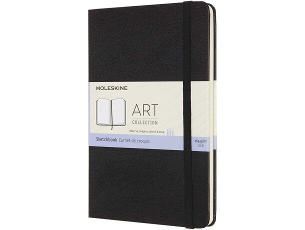 Cuaderno de dibujo Moleskine con papel certificado FSC Negro intenso detalle 4