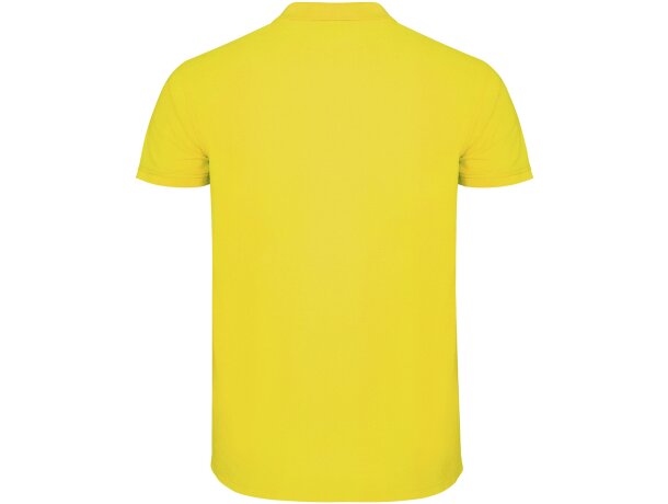 Polo de manga corta infantil Star Roly en punto piqué Amarillo detalle 8