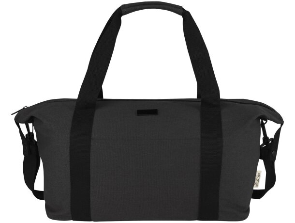 Bolsa deportiva Joey lona reciclada GRS 25 litros Negro intenso detalle 2