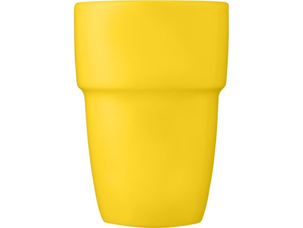 Set de regalo de 4 vasos apilables de 280 ml Staki Amarillo detalle 7