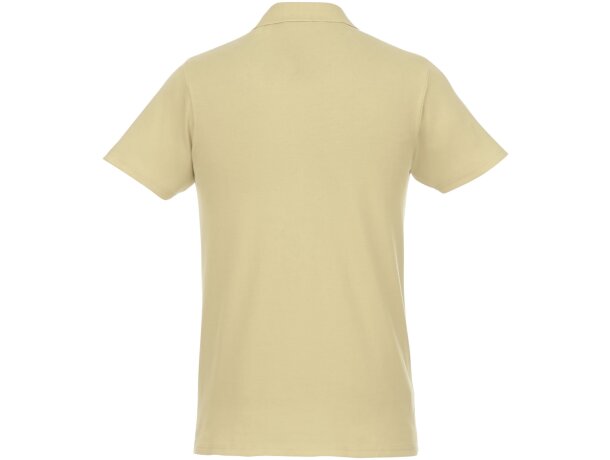 Polo de manga corta para hombre Helios Gris claro detalle 69