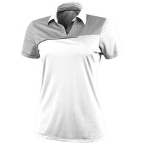 Polo manga corta de mujer prater de Elevate 155 gr original blanco Polo manga corta de mujer prater de Elevate 155 gr original blanco