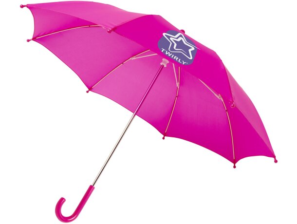 Paraguas resistente al viento para niños de 17 Nina Magenta detalle 4