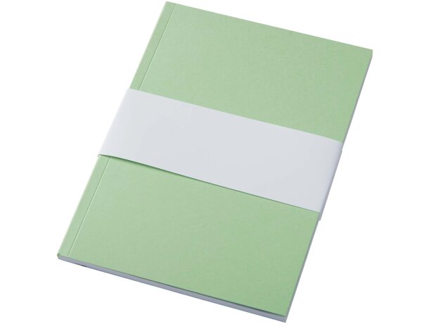 Libreta A5 Novella Austen tapa blanda papel reciclado Verde detalle 15