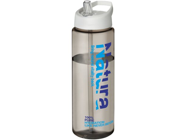 H2O Active® Vibe Bidón deportivo con tapa con boquilla de 850 ml Carbón/blanco detalle 3